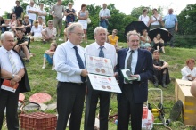 Dr. Karl kaus kitüntetése a Scarbnatia emlékéremmel, amfiteátrum , 2010